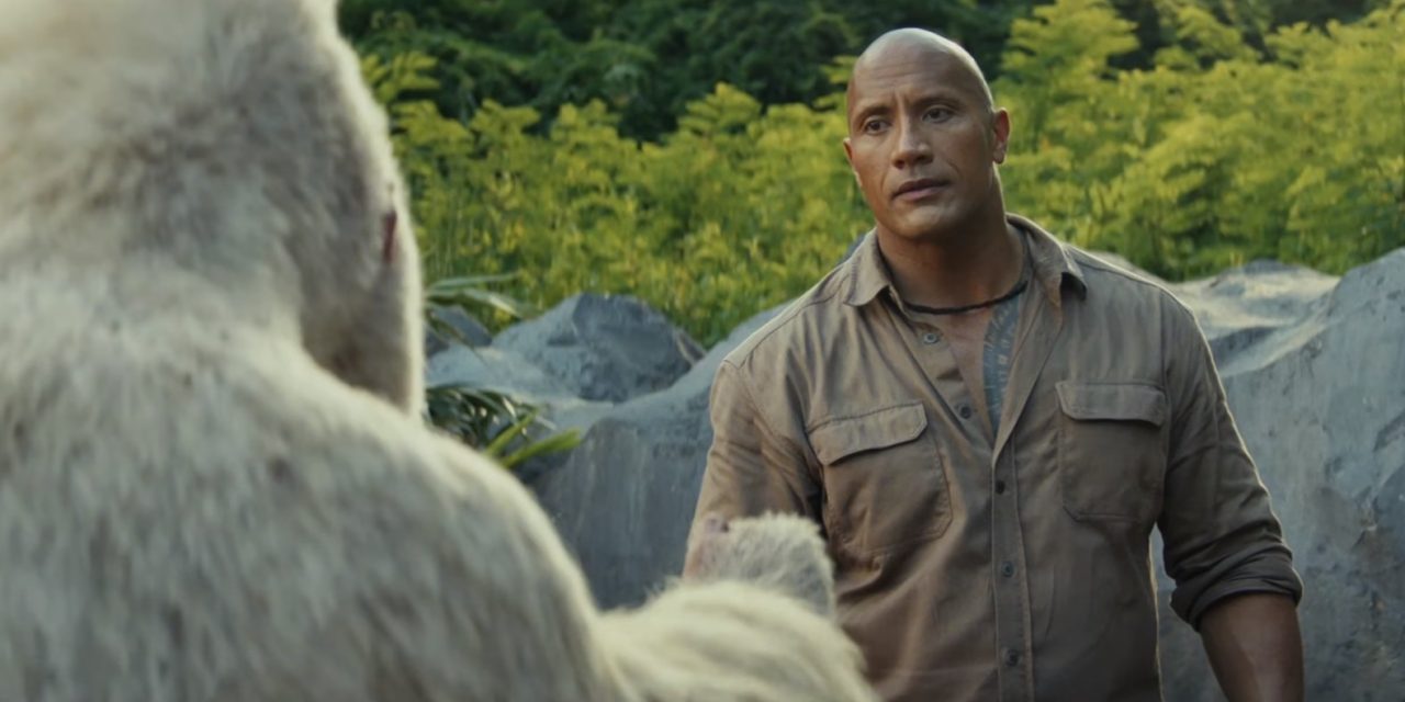 Novo trailer de “Rampage” mostra amizade entre o humano Davis e o gorila George